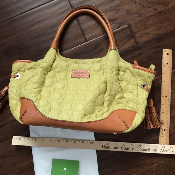 Authentic Kate Spade Stevie Signature Fabric Bag - Picture 8 of 8